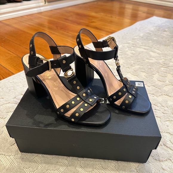 Coach Margaret sandals in black - Picture 3 of 7